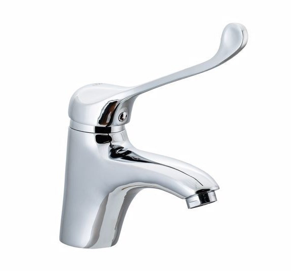 Смеситель д/раковины хром F1054             (ф40, на шпильке)  FRAР - изображение №1