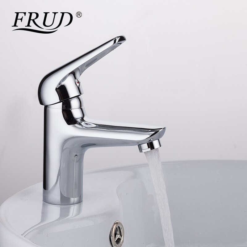 Смеситель д/раковины FRUD R10102* хром  (ф35, на гайке) - миниатюра №7