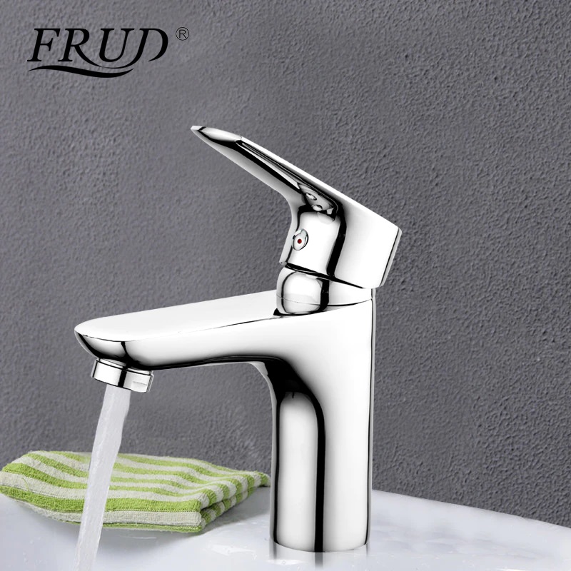 Смеситель д/раковины FRUD R10105* хром (ф35, на гайке) - миниатюра №8