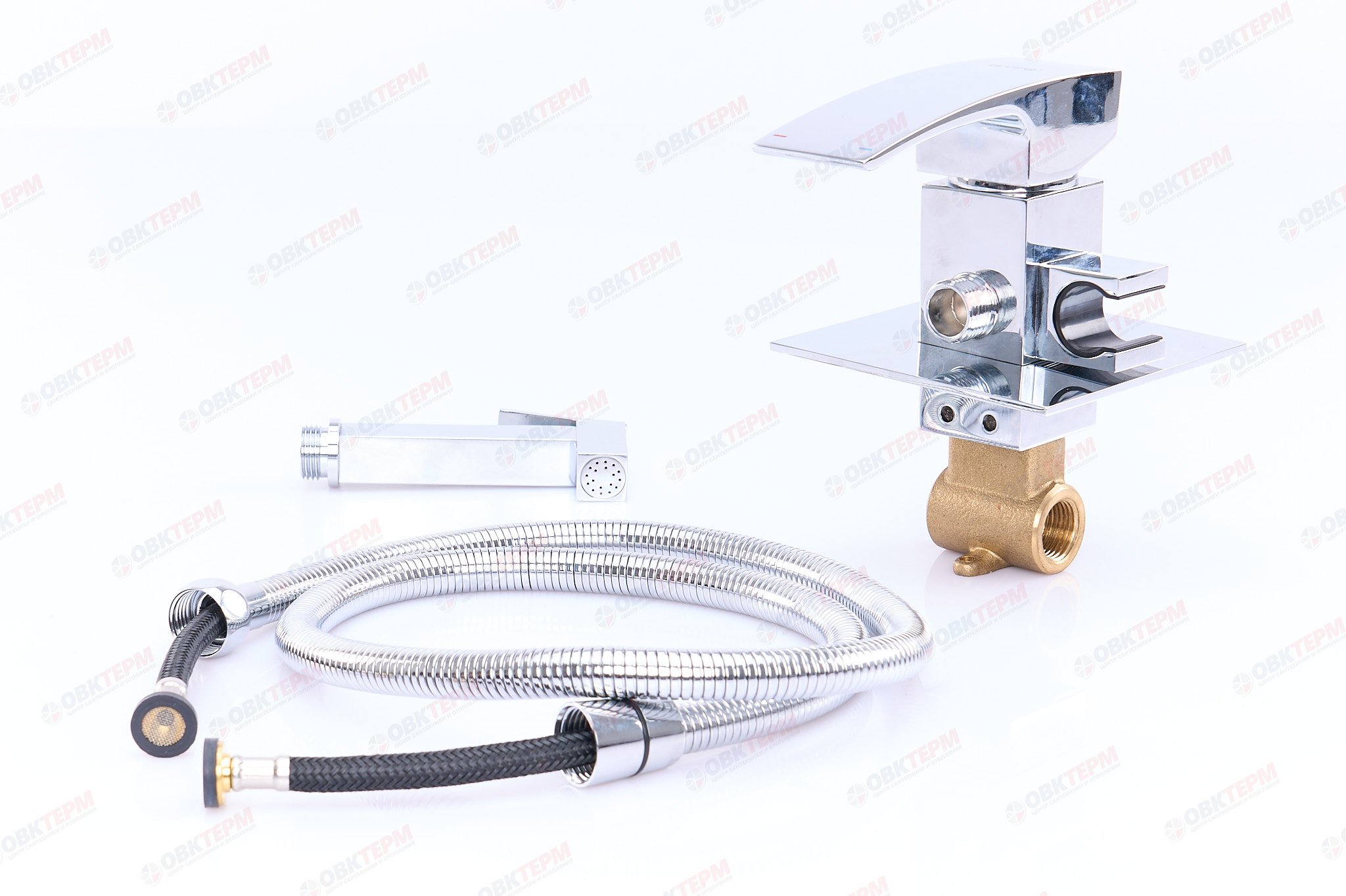 Смеситель с гигиеническим душем GAPPO G7207-1 латунь /хром - миниатюра №9