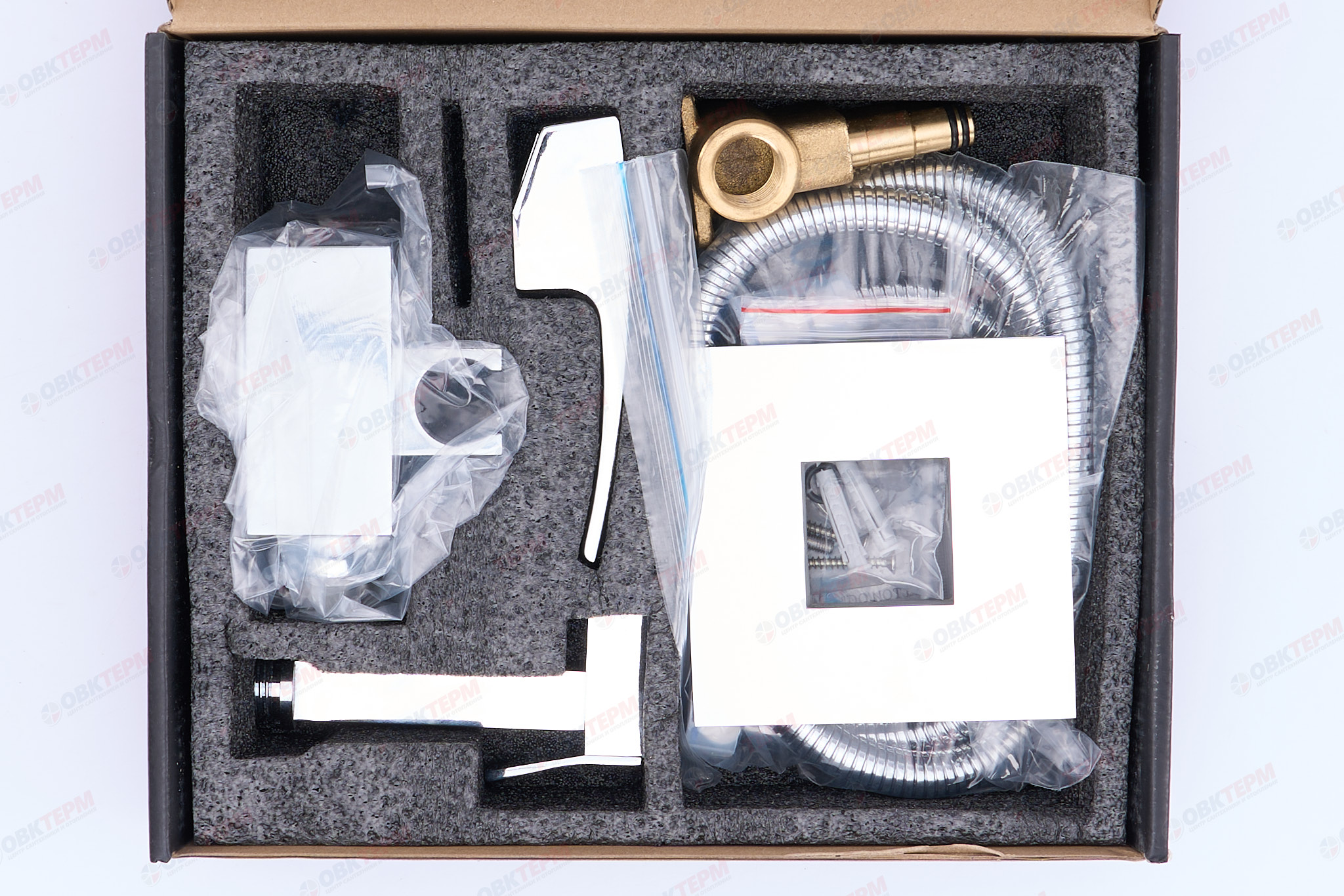 Смеситель с гигиеническим душем GAPPO G7207-1 латунь /хром - миниатюра №10