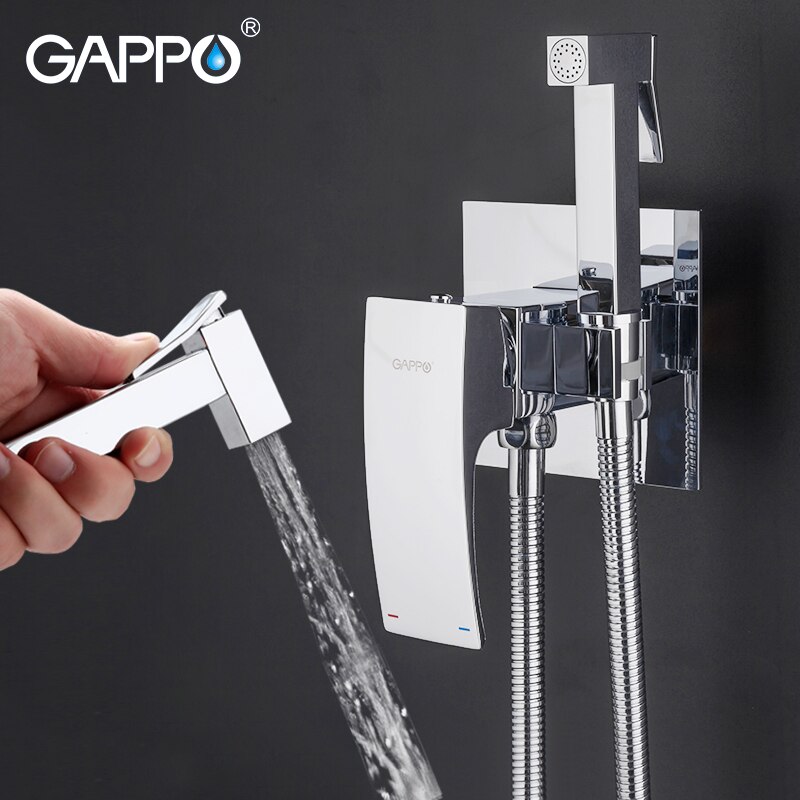 Смеситель с гигиеническим душем GAPPO G7207-1 латунь /хром - миниатюра №7