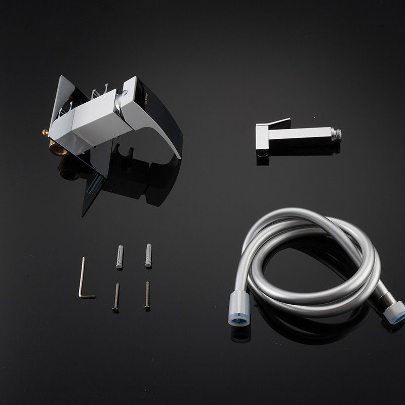 Смеситель с гигиеническим душем GAPPO G7207-8 латунь /белый - Изображение №2