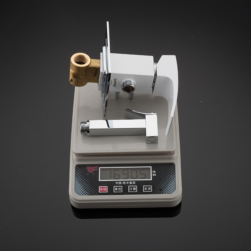 Смеситель с гигиеническим душем GAPPO G7207-8 латунь /белый - Изображение №3