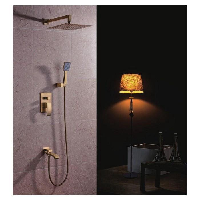 Душ/система  бронза  G7107-4  встроенный     GAPPO - миниатюра №3