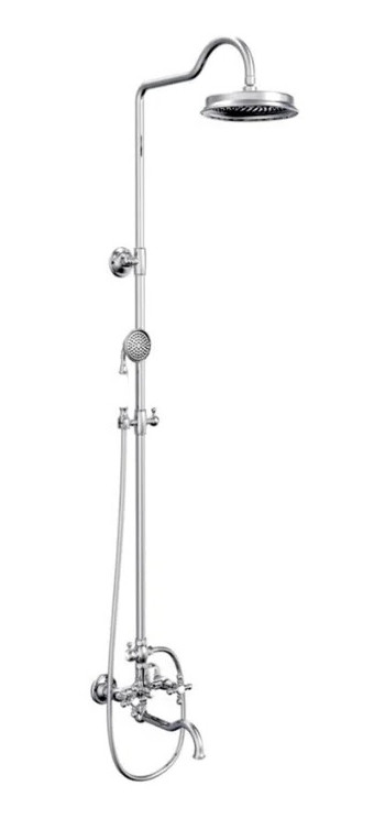 Душ/система GAPPO G2489 латунь/хром /1 реж /тропический душ 220мм - Изображение №1