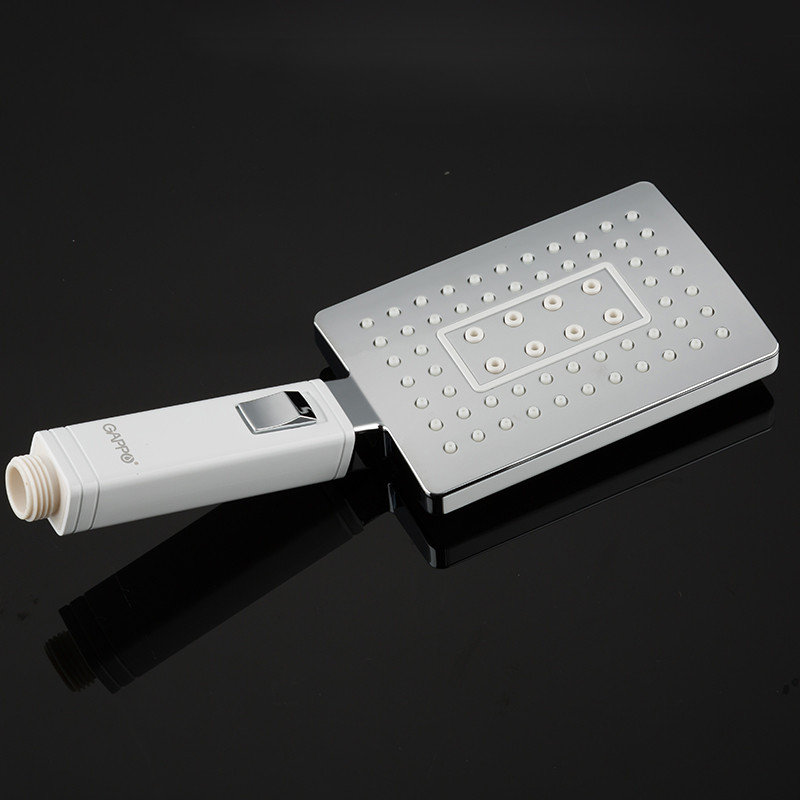 Душ/система GAPPO G2407-30 латунь /белый /лейка 2 реж /тропический душ 300х200мм - миниатюра №3