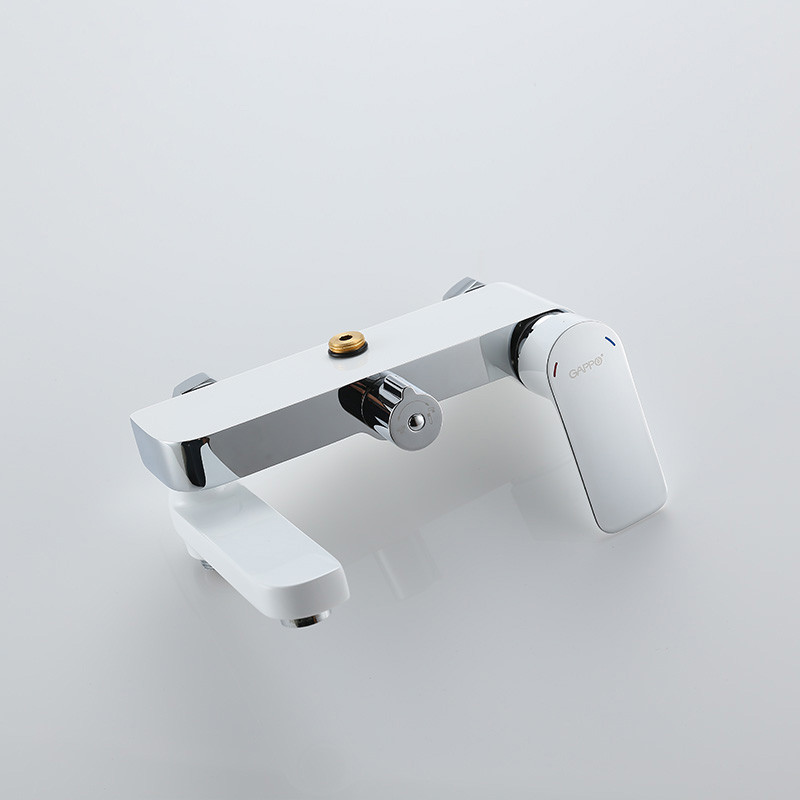 Душ/система GAPPO G2448 латунь/хром/белый /лейка 1 реж /тропический душ 230х230мм - Изображение №3