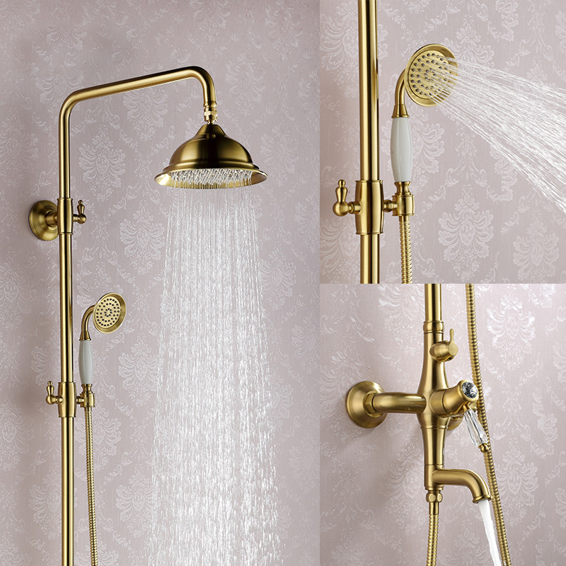 Душ/система хром  бронза    G2497-4    (с хруста)  GAPPO - миниатюра №6