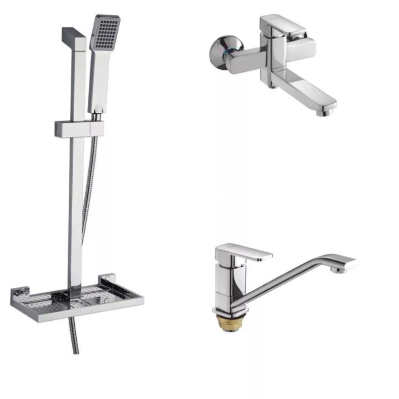 Набор смесителей 3 в 1 G2898 GAPPO - Изображение №1