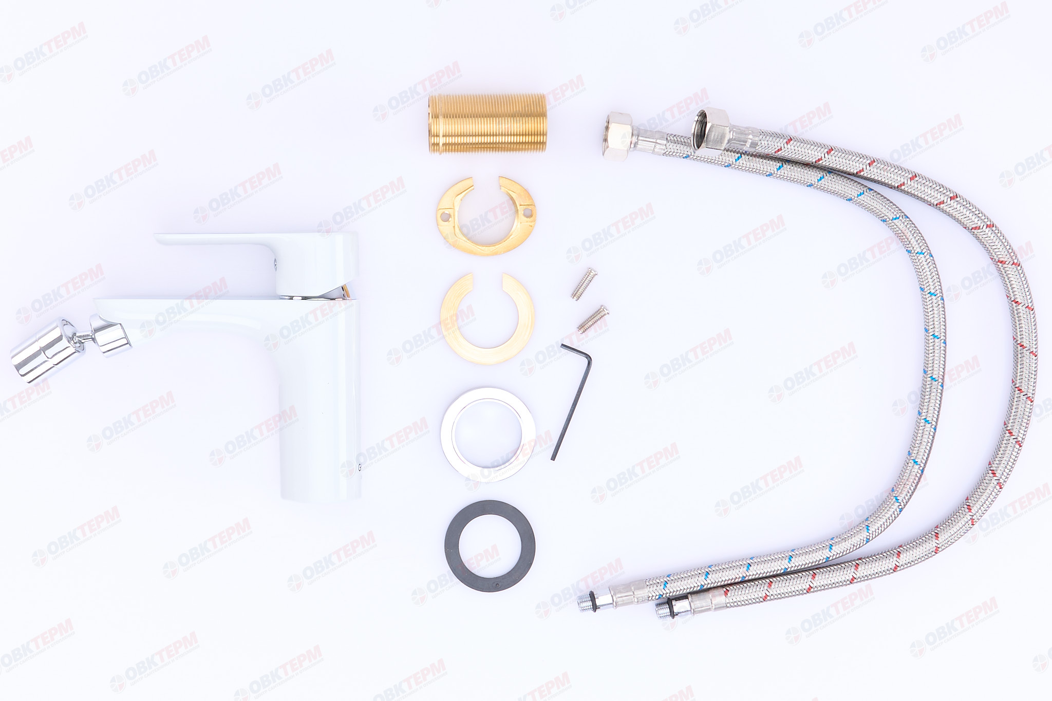 Смеситель д/биде GAPPO G5048 латунь /хром /Ø35мм /гайка - миниатюра №8