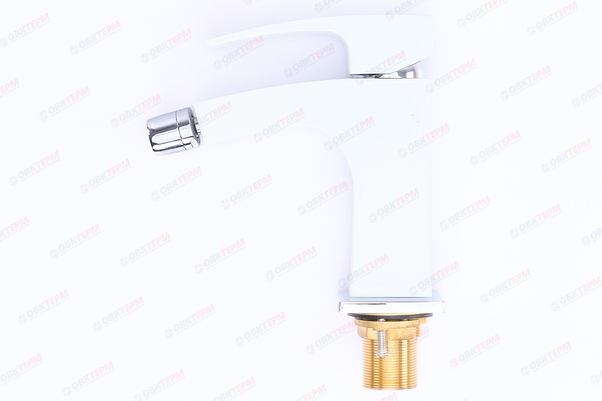 Смеситель д/биде GAPPO G5007-8 латунь /белый /Ø35мм /гайка - Изображение №3