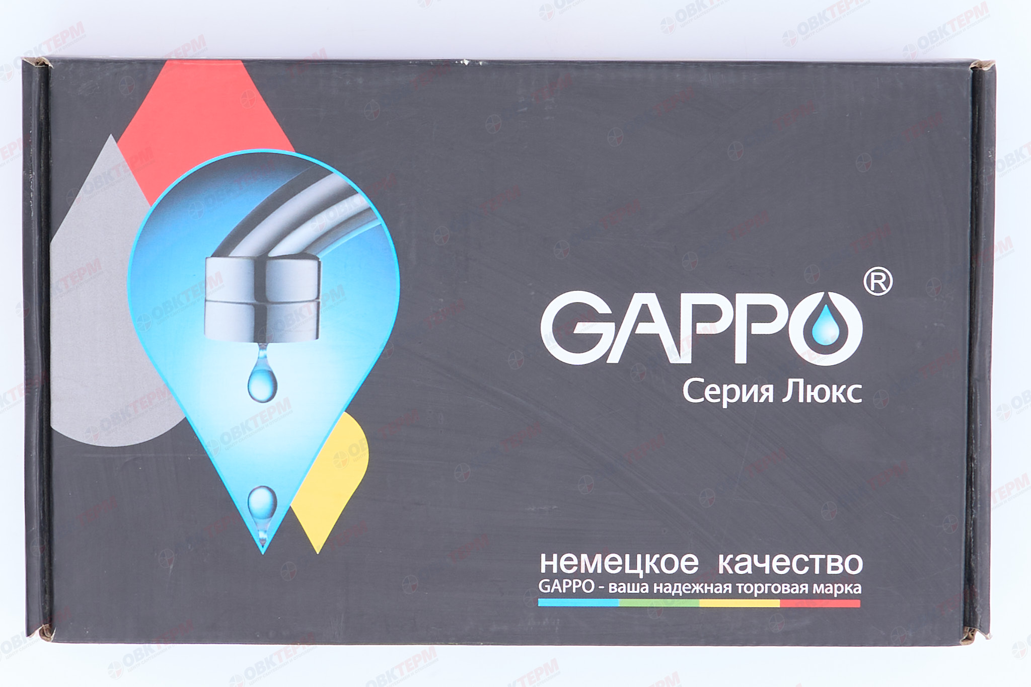 Смеситель д/биде GAPPO G5007-8 латунь /белый /Ø35мм /гайка - миниатюра №7