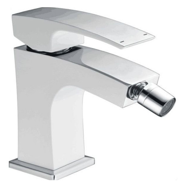 Смеситель д/биде GAPPO G5007-8 латунь /белый /Ø35мм /гайка - Изображение №1