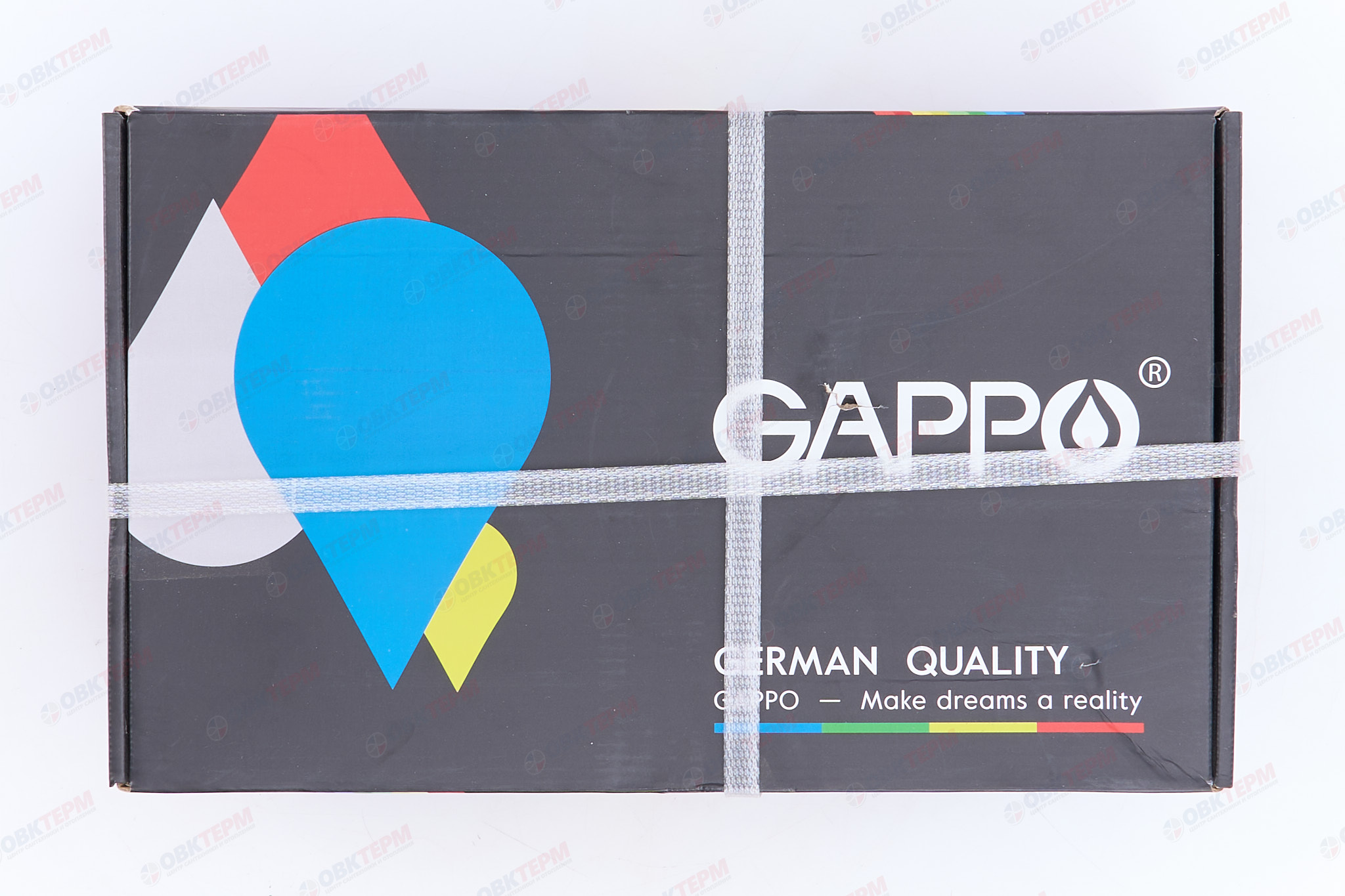 Смеситель д/ванны GAPPO G2207-7 латунь /белый /Ø35мм /лейка 2 реж., - миниатюра №12