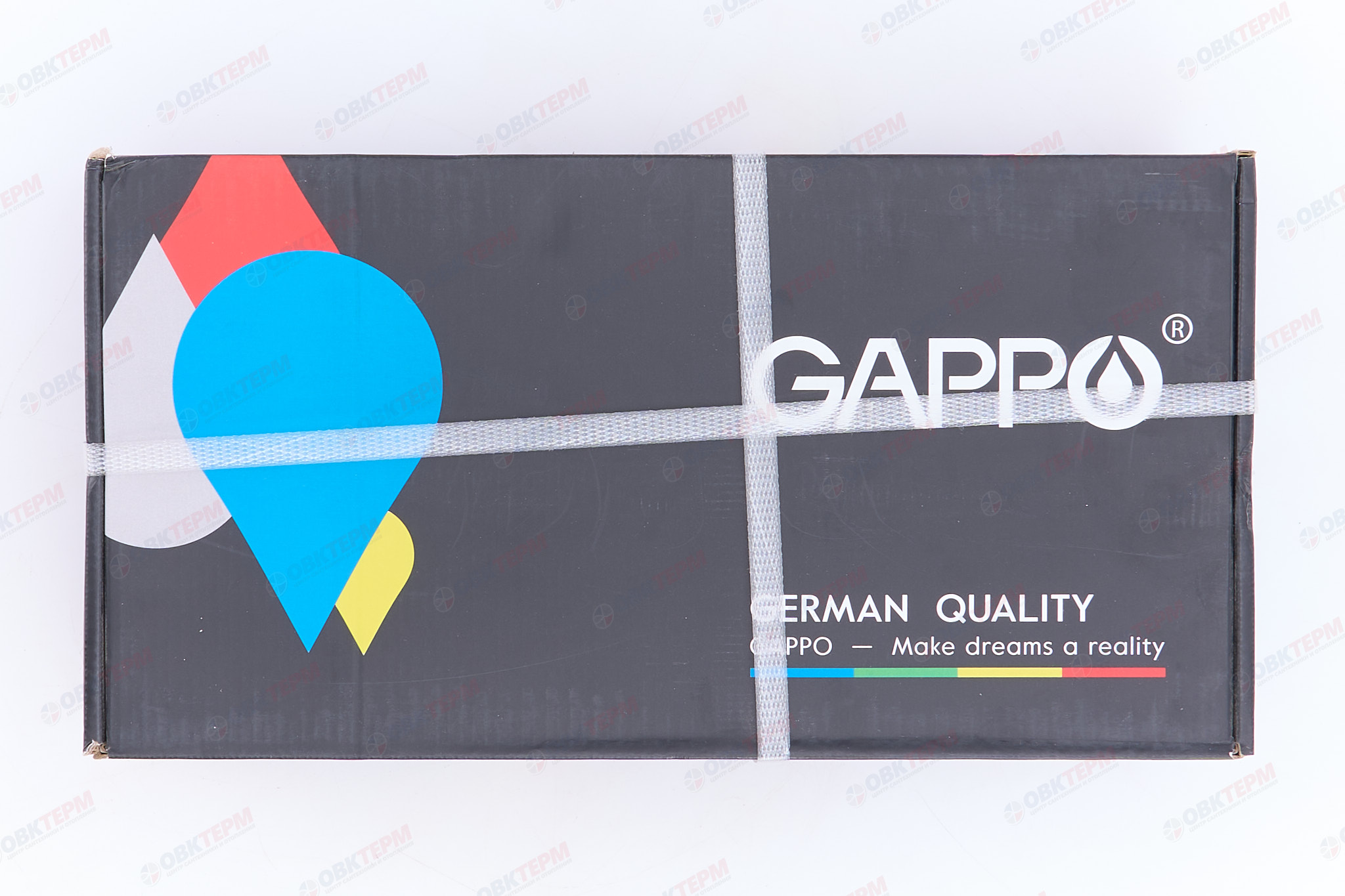 Смеситель д/ванны GAPPO G2248 латунь /белый /Ø35мм /лейка 1 реж., - миниатюра №12