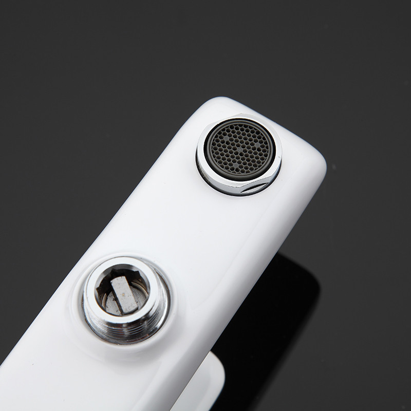 Смеситель д/ванны белый  G3048*  (ф35, короткий гусак, перекл. на гусаке)  GAPPO - миниатюра №3