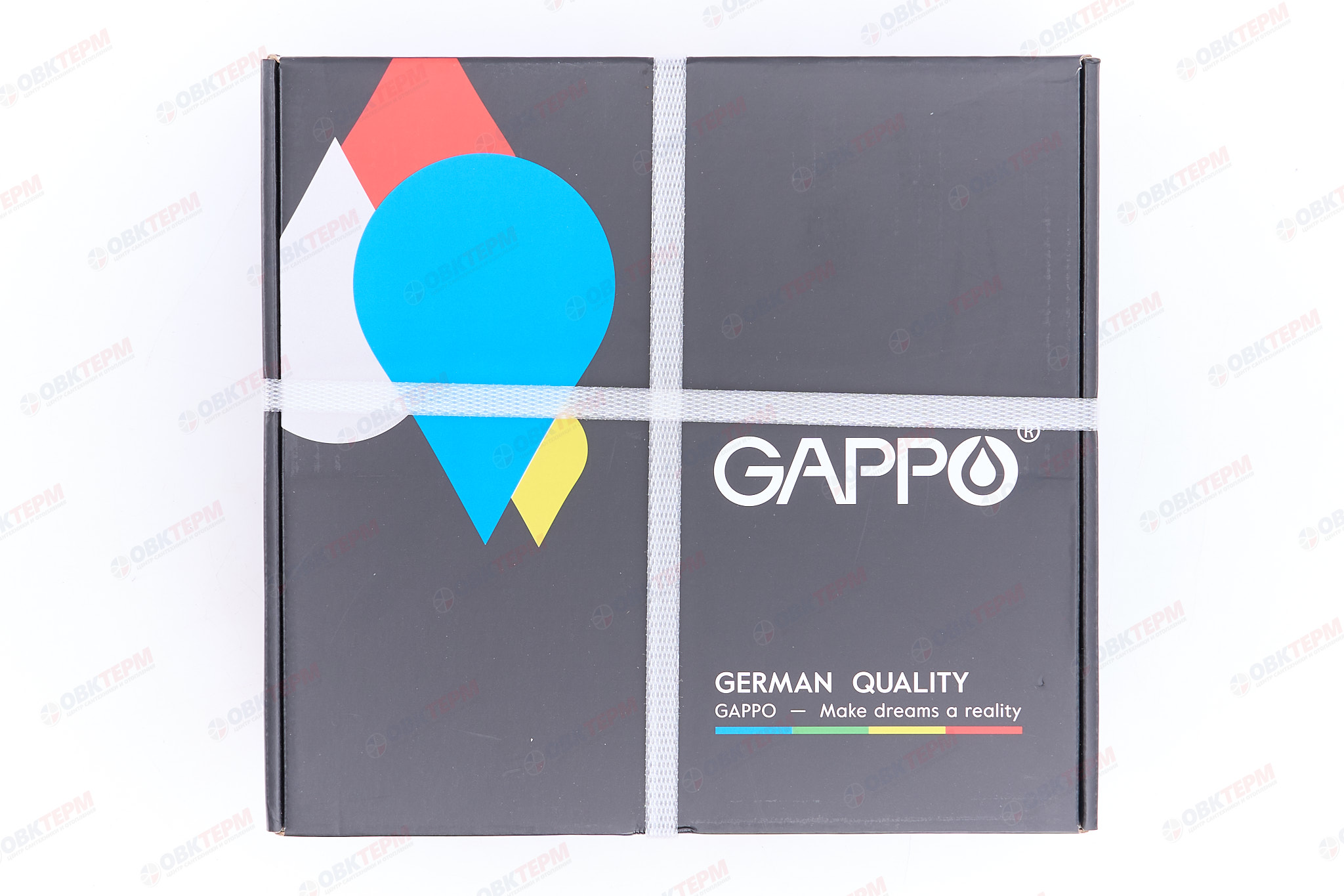 Смеситель д/ванны GAPPO G3207-8 латунь /белый /Ø35мм /лейка 2 реж - миниатюра №7