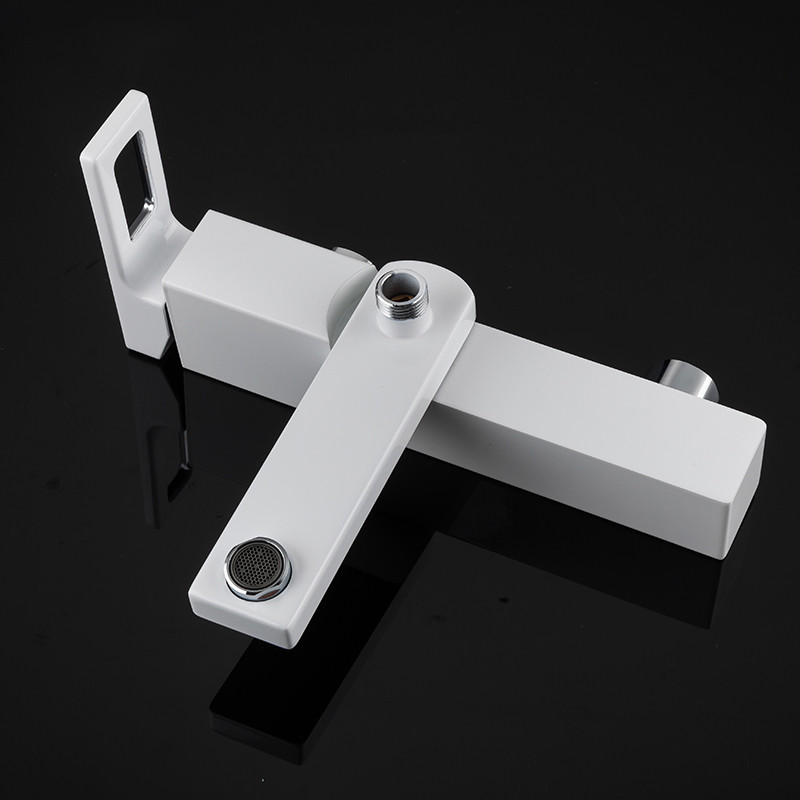 Смеситель д/ванны GAPPO G3217-8 латунь /белый /Ø35мм, лейка 3 реж. - миниатюра №6