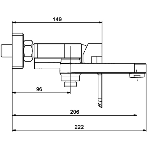 Смеситель д/ванны GAPPO G3248 латунь /белый /Ø35мм /лейка 1 реж., - миниатюра №7