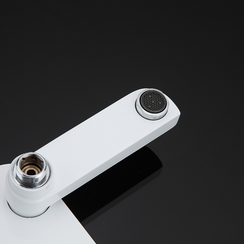 Смеситель д/ванны GAPPO G3248 латунь /белый /Ø35мм /лейка 1 реж., - Изображение №4