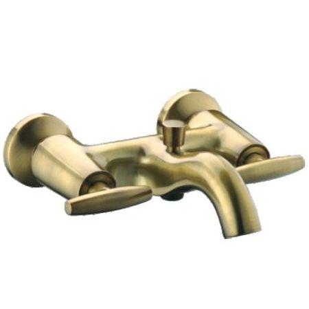 Смеситель д/ванны бронза G3031-4*   (короткий гусак, перекл. на гусаке, п/об)  GAPPO - Изображение №1