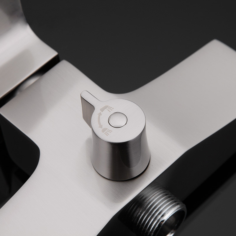 Смеситель д/ванны сатин G2207-5*   (ф35, длинный гусак 35 см,  евро перекл.)    GAPPO - миниатюра №3