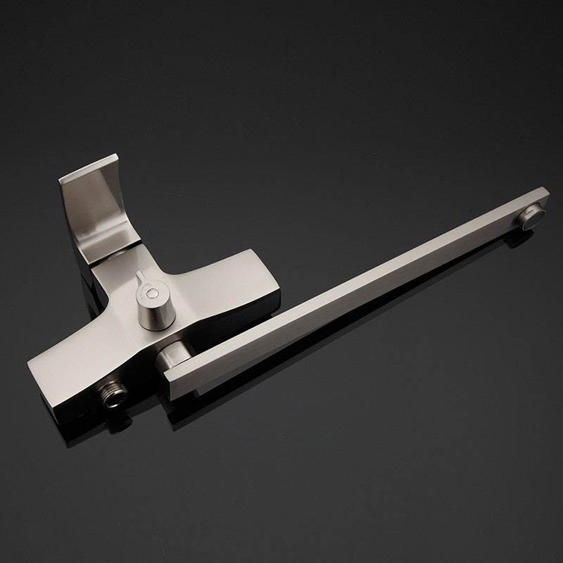 Смеситель д/ванны сатин G2207-5*   (ф35, длинный гусак 35 см,  евро перекл.)    GAPPO - миниатюра №4