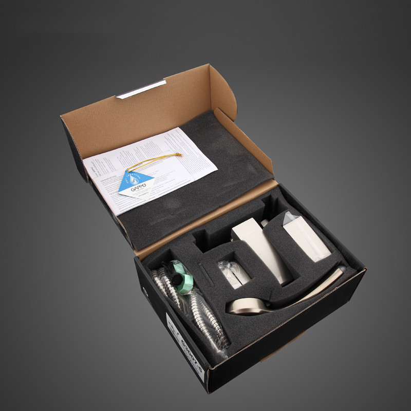 Смеситель д/ванны сатин G3007-5*   (ф35, короткий гусак, евро перекл)    GAPPO - миниатюра №2