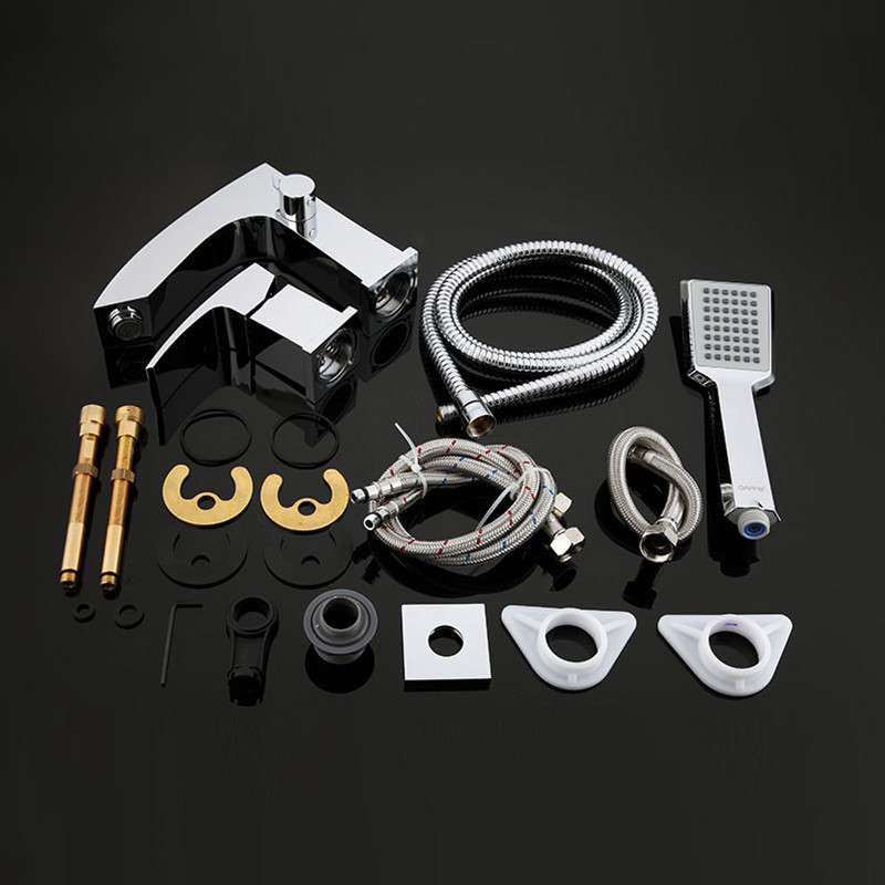 Смеситель в борт ванны GAPPO G1107 латунь /хром, Ø35мм, лейка 1 реж. - Изображение №4