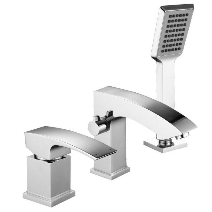 Смеситель в борт ванны GAPPO G1107 латунь /хром, Ø35мм, лейка 1 реж. - Изображение №1