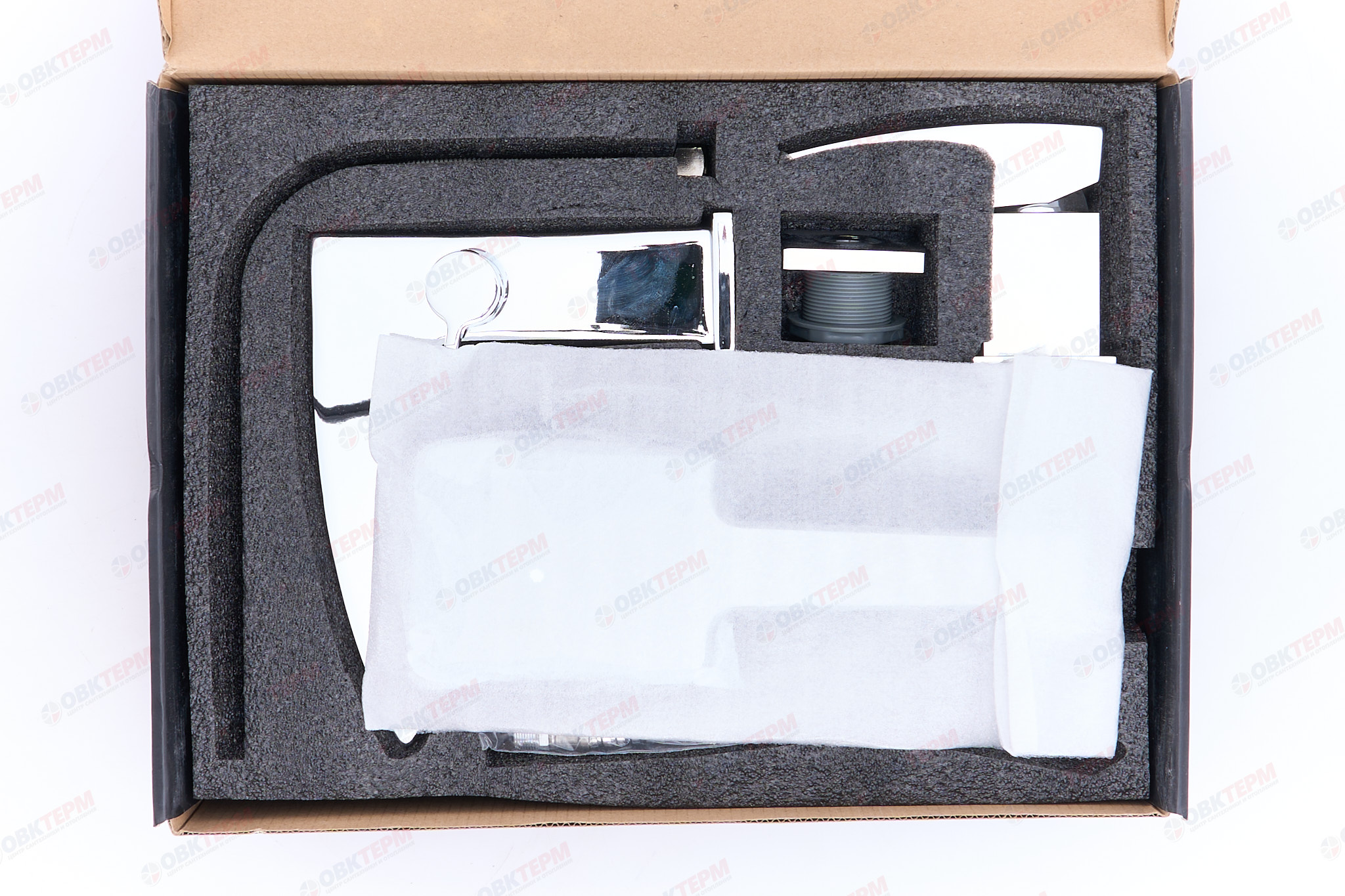 Смеситель в борт ванны GAPPO G1107 латунь /хром, Ø35мм, лейка 1 реж. - миниатюра №9