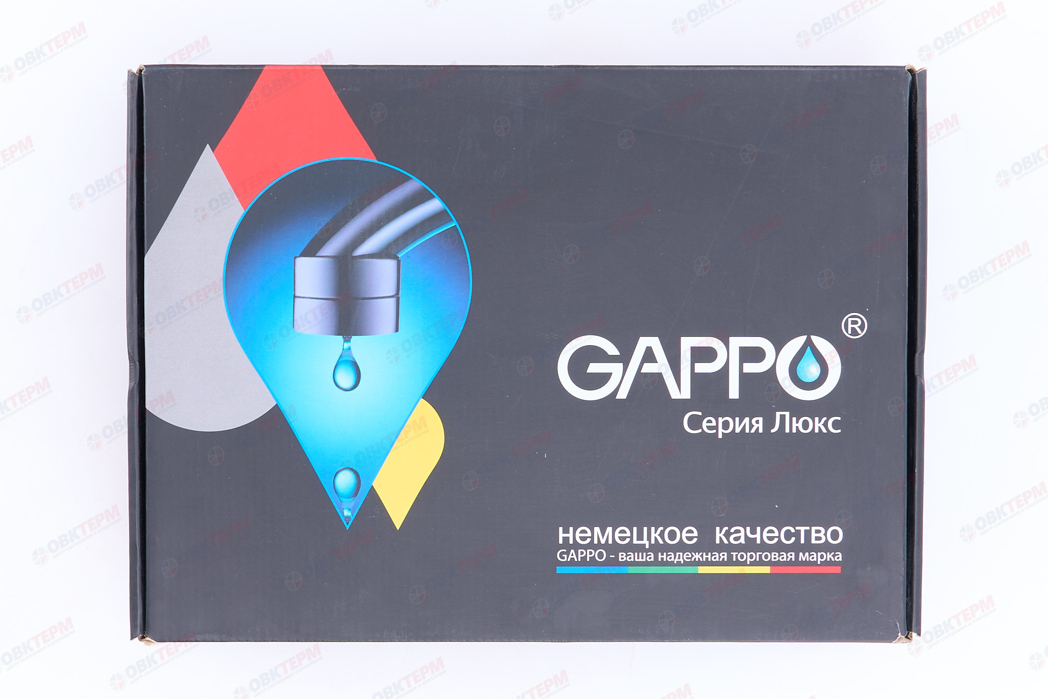 Смеситель в борт ванны GAPPO G1107 латунь /хром, Ø35мм, лейка 1 реж. - миниатюра №10