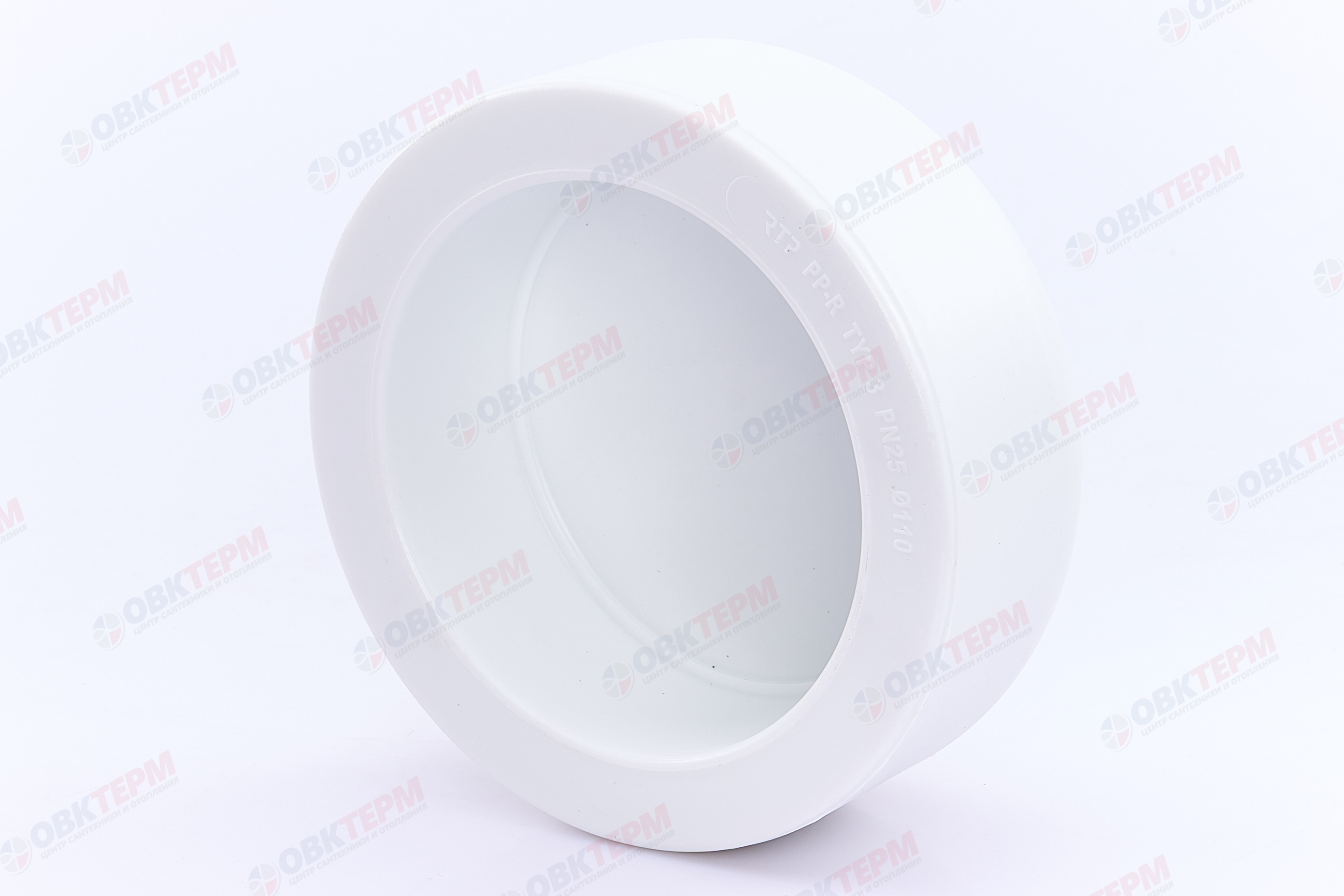 Заглушка 110   БЕЛАЯ PP-R    (RTP)    (8/1) - изображение №1