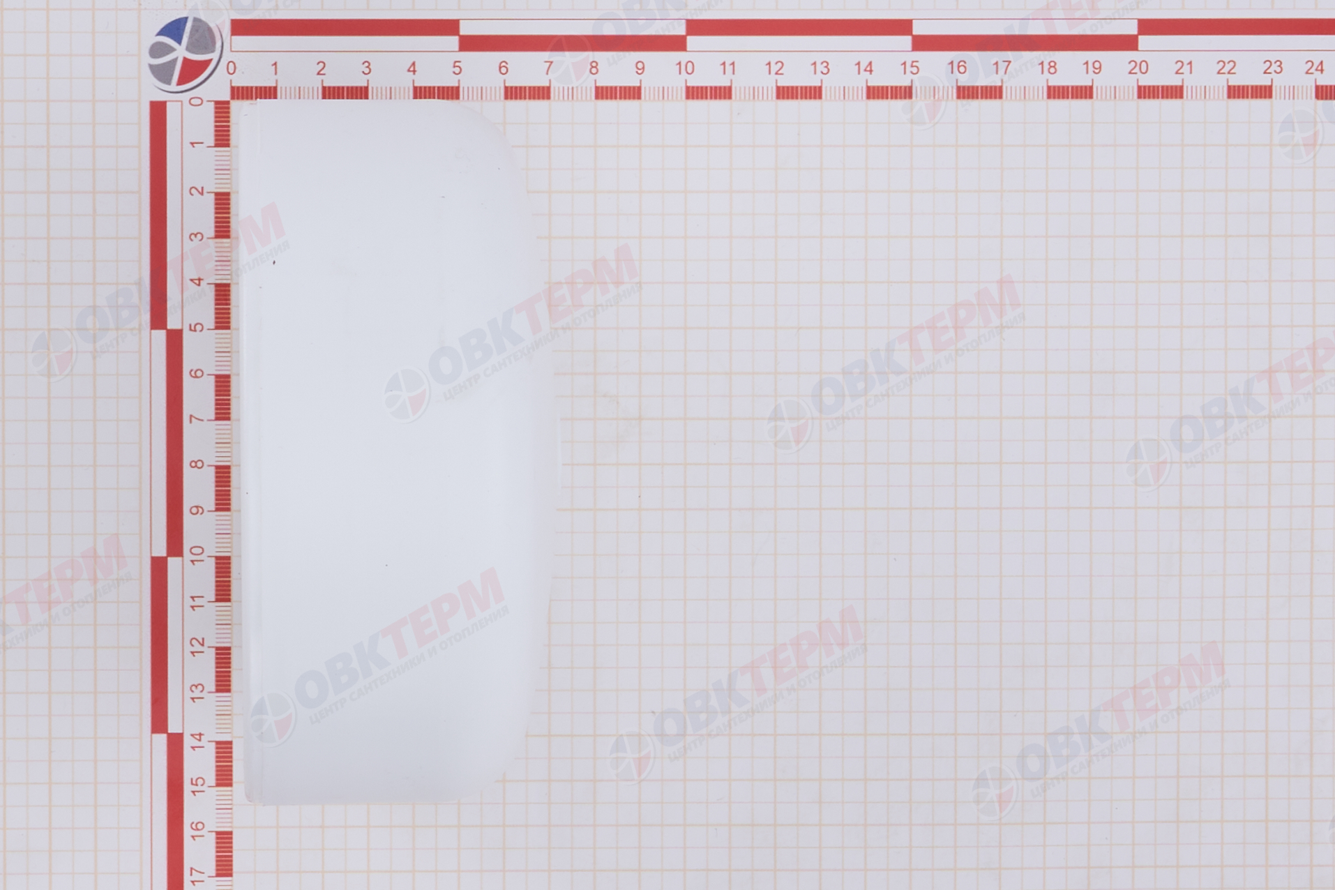 Заглушка 110   БЕЛАЯ PP-R    (RTP)    (8/1) - миниатюра №5