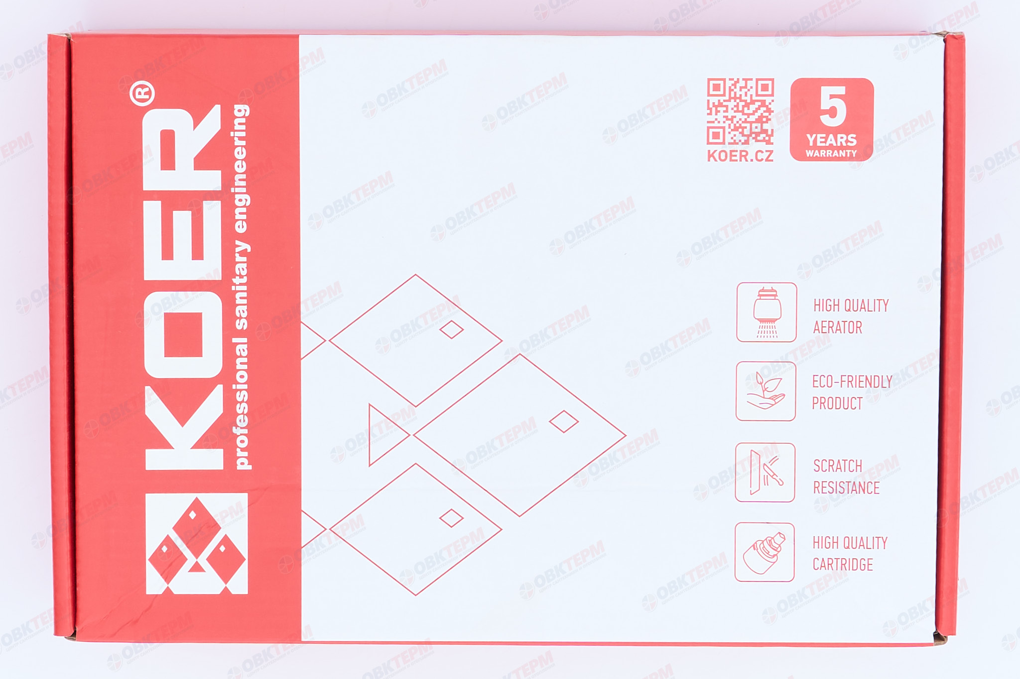 Смеситель д/умывальника KOER KB-10029-01 (Цвет хром) (8шт/ящ) - миниатюра №6