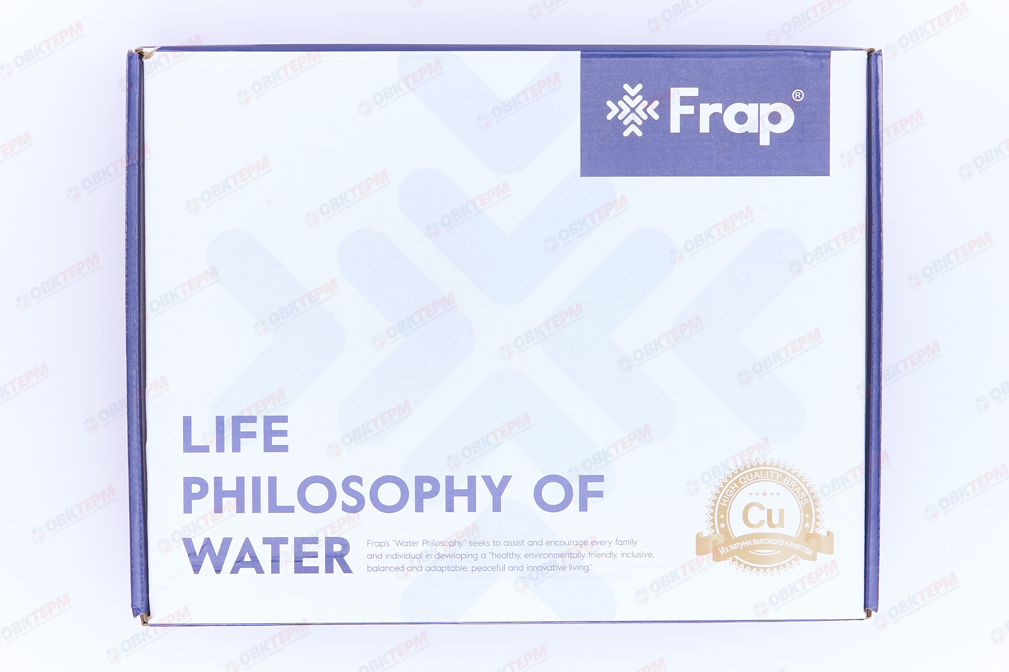 Смеситель д/кухни FRAP F4552-8 белый /латунь /гибкий излив (Ø35, на гайке) - миниатюра №9