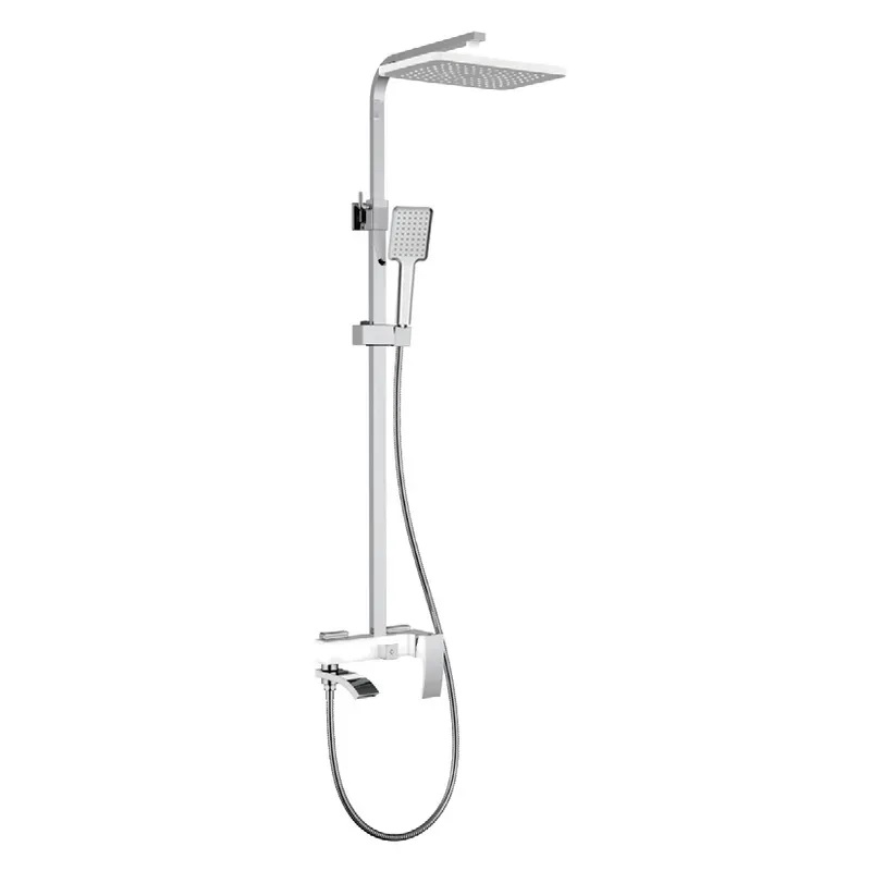 Душ/система со смесителем KOER KB-56007-04, 3 функции (Цвет хром+белый) 3 шт/ящ - Изображение №1