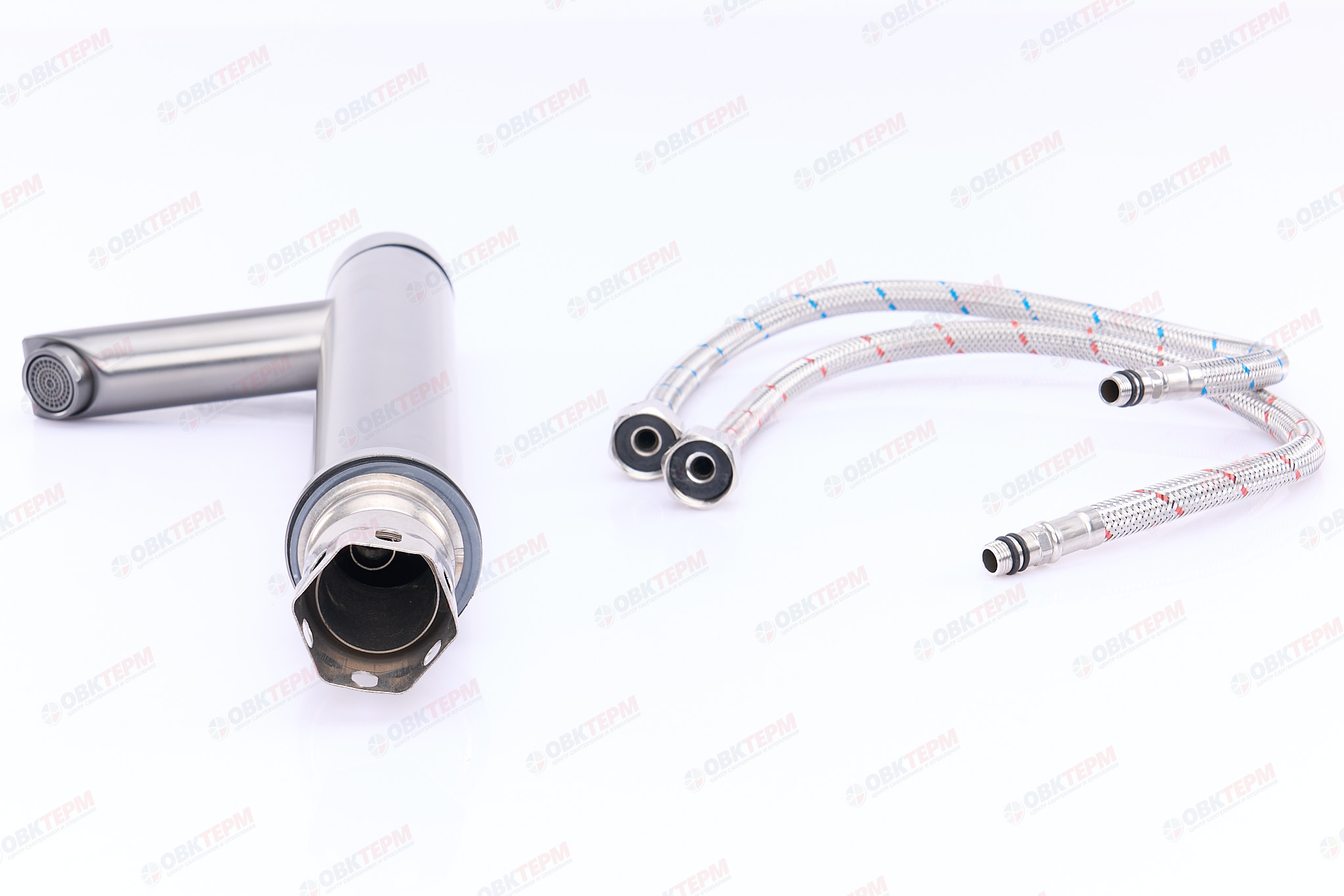 Смеситель д/умывальника нерж/сталь MIXXUS SUS-001-HIGH GRAPHITE (12 шт/ящ) - миниатюра №4