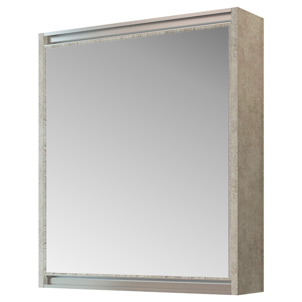 Зеркальный шкаф EvaGold  60 "White Stone" универсал - изображение №1