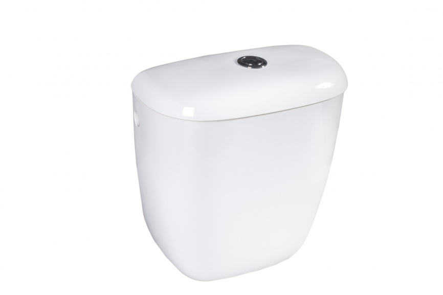 Унитаз-компакт Универсал ЦОП Бюджетный (косой выпуск, нижний подвод, крышка ПП, 1 реж.) - Изображение №2