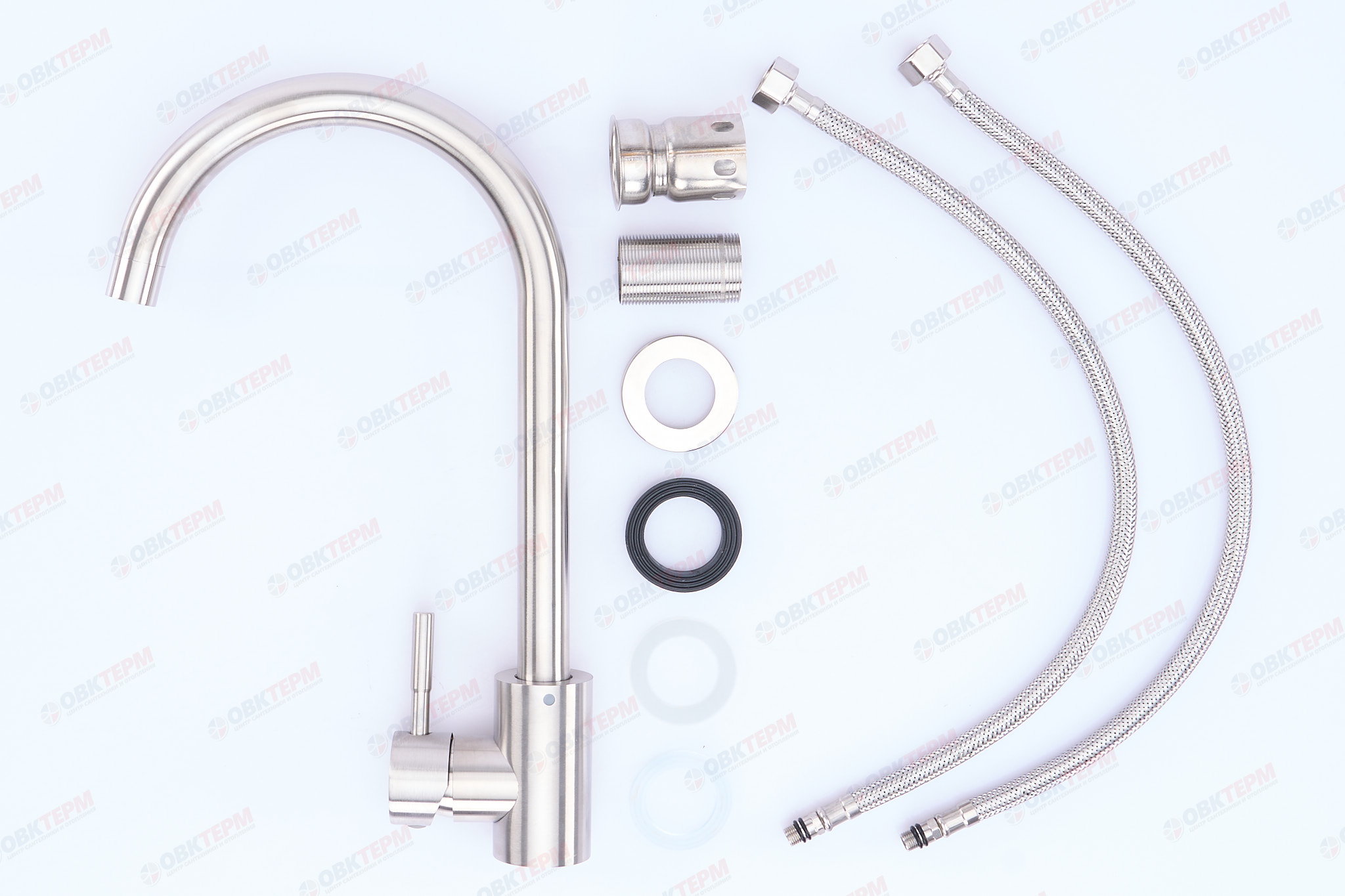 Смеситель д/кухни нерж/сталь CHAMPION SUS-011 (10 шт/ящ) - Изображение №4