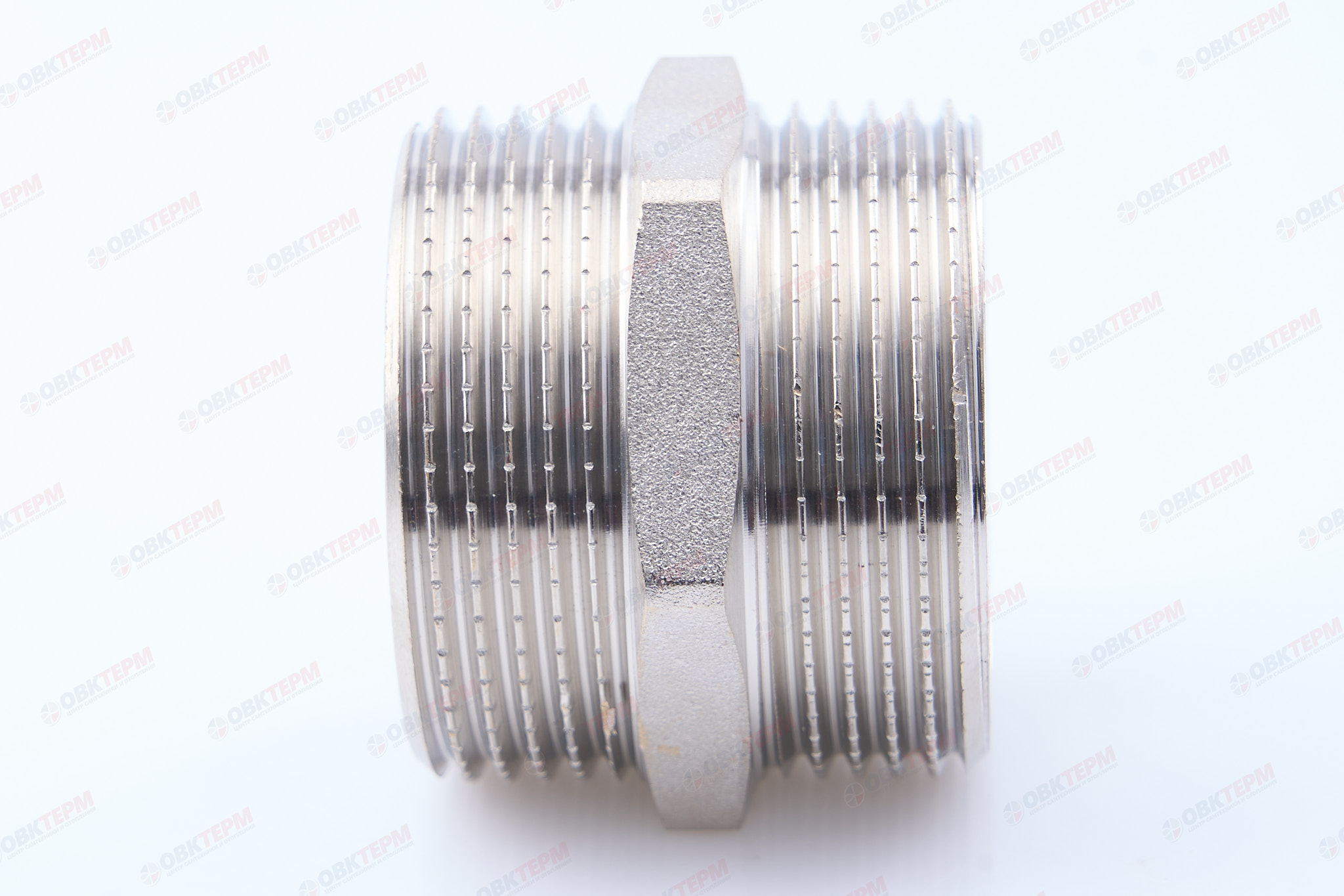 Ниппель  1 1/4"     Никель ZEISSLER  (5шт/60ящ) - Изображение №3