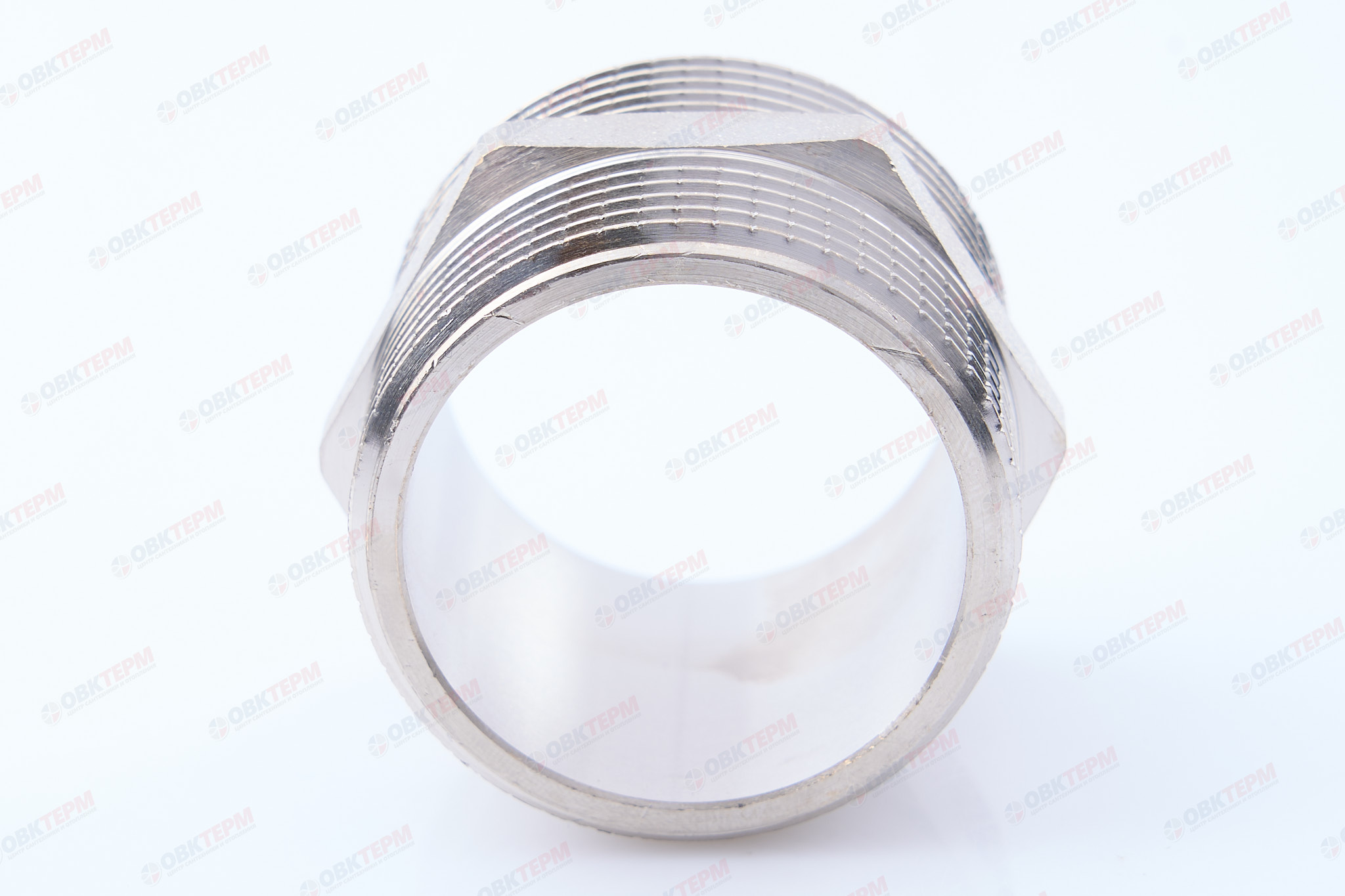 Ниппель  1 1/4"     Никель ZEISSLER  (5шт/60ящ) - Изображение №4