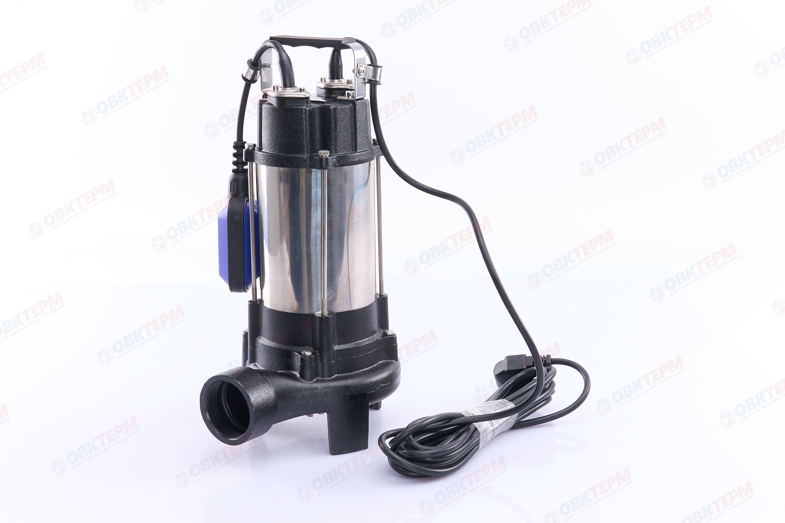 Насос фекальный Энергопром  NF-450/10A корпус чугун + нерж., с ножом  (0,450кВт/180л.м/8м) - Изображение №2