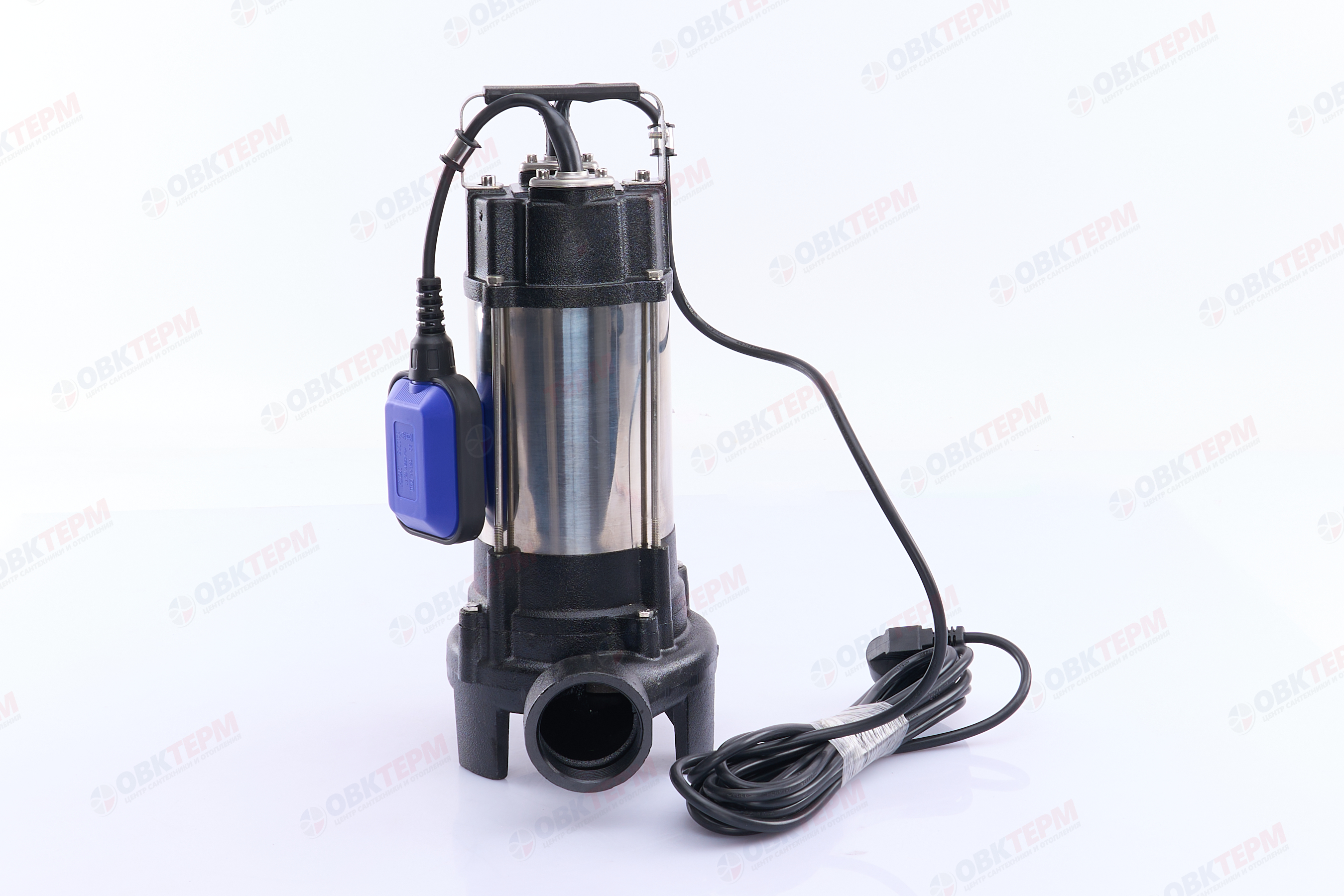 Насос фекальный Энергопром  NF-450/10A корпус чугун + нерж., с ножом  (0,450кВт/180л.м/8м) - Изображение №4