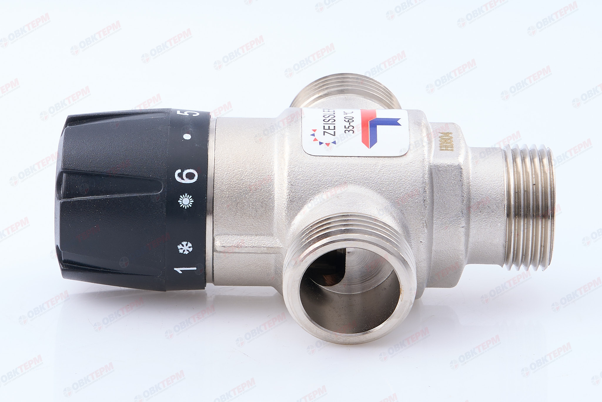 Термостатич. смес. клапан  3/4" НР 35-60°С KV 1,6 TIM     (30/1шт) - Изображение №5