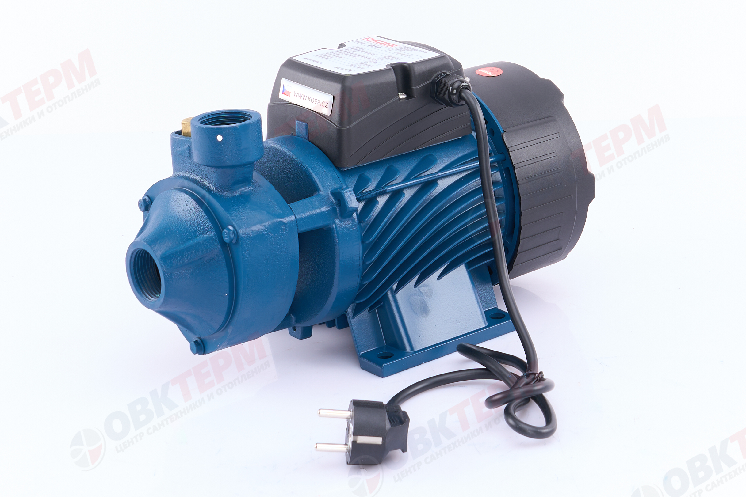 Насос вихревой  QB100     KOER  (1,1кВт/72л.м./78м.) - Изображение №2