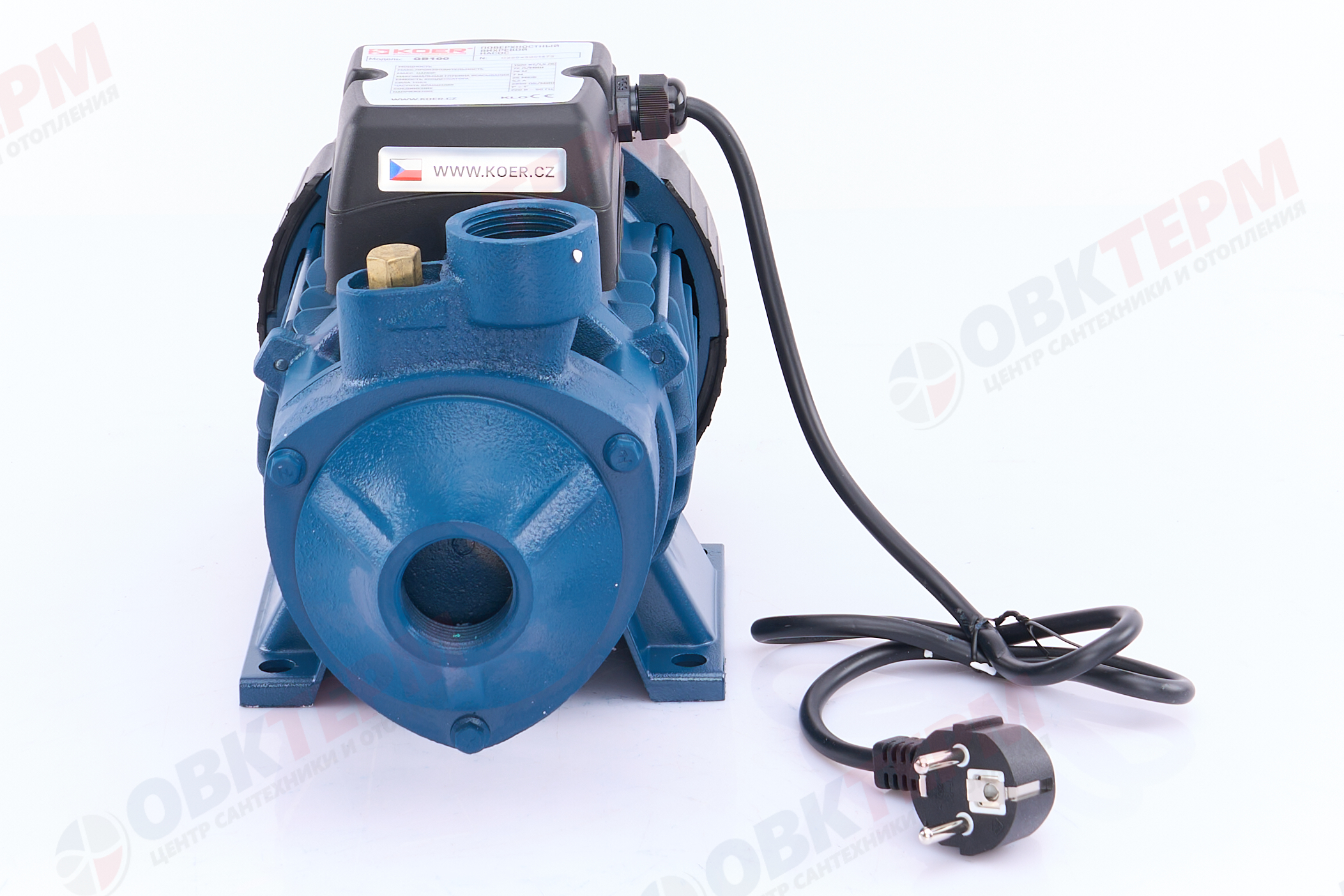 Насос вихревой  QB100     KOER  (1,1кВт/72л.м./78м.) - Изображение №3