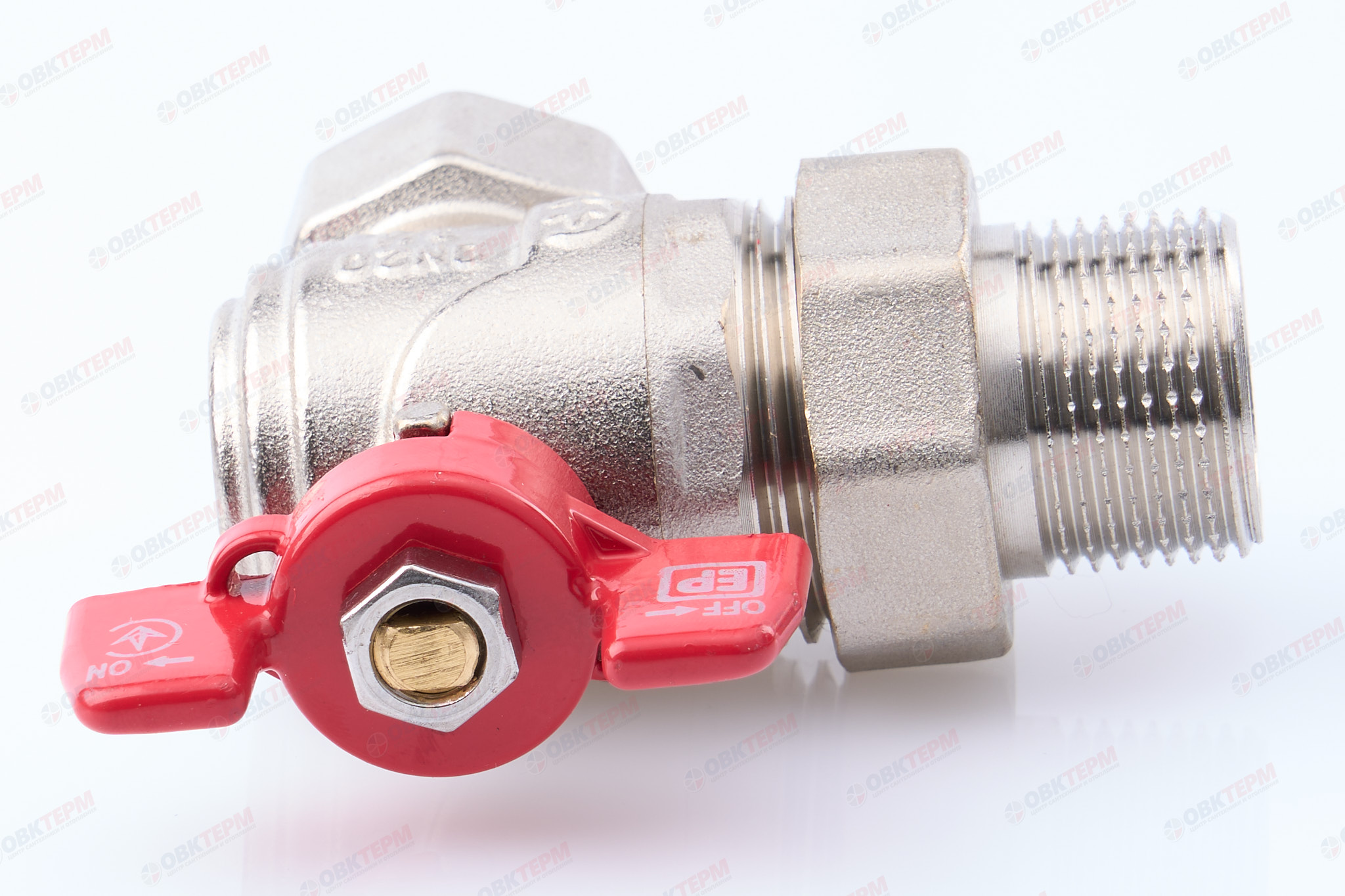 Кран шаровый с американкой угловой   EUROPRODUCT     3/4"  ВН     (48 шт) - Изображение №5